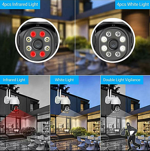 Уличная видеокамера наблюдения 5- миг Wi-Fi 1080P (3 foto / 6)