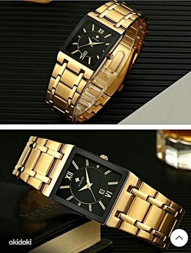 Мужские часы ,лучший бренд класса люкс WWOOR, золотой,черный (фото #2)
