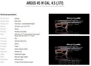 Õhupüss KalibrGun Argus 45 PCP 4.5mm (4 foto / 4)
