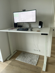Seisuk elektriline reguleeritav laud, valge, 165 cm (3 foto / 3)