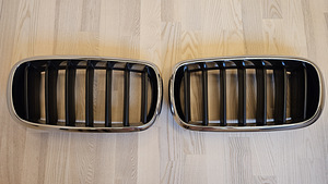 BMW X5 F15 ноздри, решётки X6 F16 Grill, ОРИГИНАЛ (4 фото из 4)