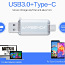Uued mälupulgad 2-in-1 design, USB 3,0 + USB Type C OTG (foto #1)