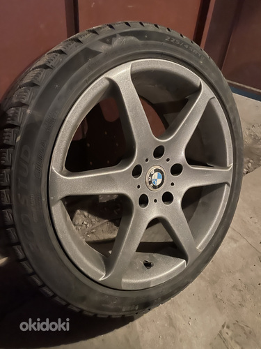Alessio 18" 5x120 (BMW)Колеса + шипованные шины (фото #2)