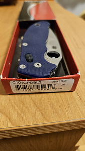 Spyderco Manix 2 CPM S110V Dark Blue G-10 folding knife (3 foto / 3)