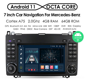 Android audio MB Viano / Vito w639 , MB w245 , MB w609 (1 foto / 4)