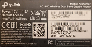 TP-Link Archer C7 AC1750 (4 foto / 4)
