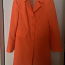 Приличная неоновая оранжевая куртка (длиннее) на 38 размер (фото #1)