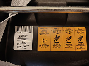 Maxi-Cosi CabrioFix i-Size turvahäll (8 foto / 8)