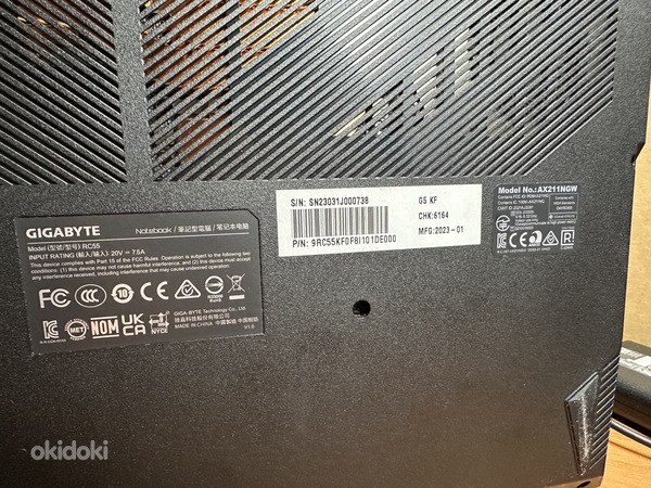 Mänguri laptop Gigabyte 15.6” 144Hz l i5 12500H l RTX 4060 (foto #7)