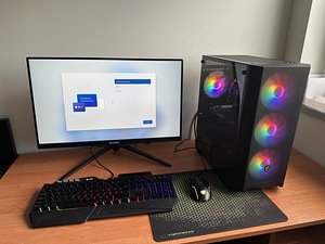 Mänguriarvuti komplekt l 24” 180hz l Ryzen 5 l RTX 3060 l (1 foto / 5)