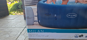 Välimullivann Bestway Lay-Z-Spa Milan AirJet Plus, 196x71 cm (8 foto / 9)
