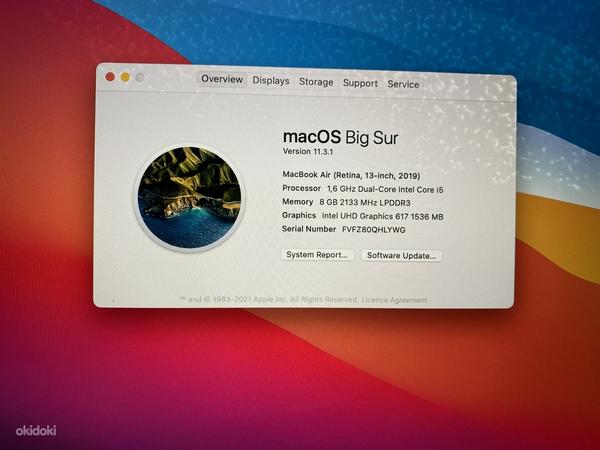 Apple MacBook Air (Retina, 13-inch, 2019) 8GB/128GB (foto #8)