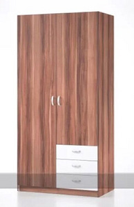 UUS! Riidekapp Focus, ploom/valge, made in Denmark! (1 foto / 5)