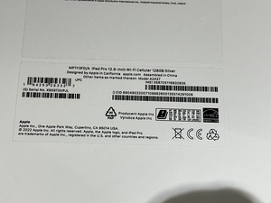 UUS! Apple iPad Pro 12.9'' (2022), 128 GB, WiFi + Cellular (4 foto / 6)