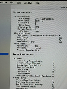 Apple MacBook Pro 13 2020/ M1 /512GB SSD /16GB RAM / 115 cyc (10 foto / 10)