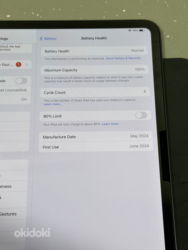 Apple iPad Pro 11", M4 (2024), 256 ГБ / абсолютно новый! (фото #5)