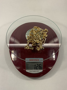 Kuldkett / Kullast kaelakett / Figaro / 125.68 g. / 750, 18K (7 foto / 7)