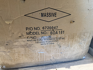 Massive Audio BOA181, 18" / 12,000 Watts MAX! / Dual 1 Ohm (3 foto / 8)