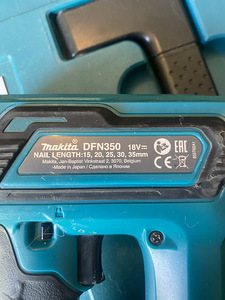Liistunaelapüss Makita DFN350. Vähe kasutatud (7 foto / 7)