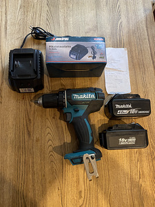 Makita akutrell+laadija+2 akut. Vähe kasutatud (1 foto / 10)