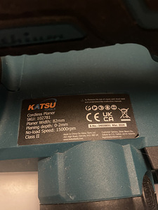 Akuhöövel KATSU18v Makita akudele.Uus.Kvaliteetne! (9 foto / 9)