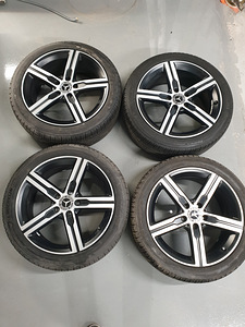 Mercedes-Benz ОРИГИНАЛ ДИСКИ + Michelin Primacy MXM4 M+S, V- (2 фото из 8)