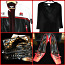 Elegantne must veniv kleit drapeeringuga ees, 40-42-UK14 (foto #2)