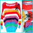 Desigual erk triibuline kerge džemper-kudum, 40-42-XL (foto #1)