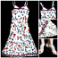 Per Uno белое летнее длинное платье с цветами, 42-46-XL-UK14 (фото #3)