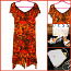 Красивое оранжевое платье из трикотажа-стрейч, 40-44-L-XL (фото #3)