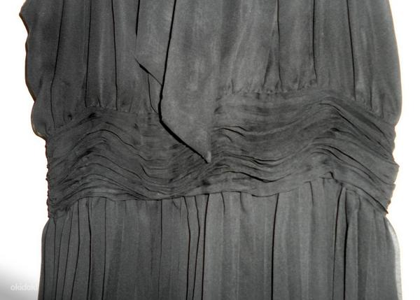 Sara Kelly плиссированное нарядное черное платье, 40-42 (фото #6)