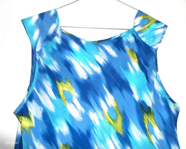 Debenhams нарядное цветное ярко синее платье, 42-44-XL-UK16 (фото #6)