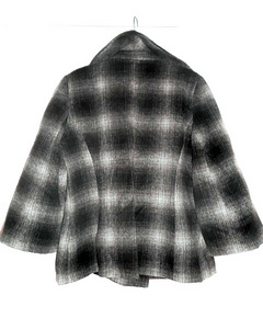 Debenhams karvane hall ruuduline mantel. s.42-44- XL-UK16 (9 foto / 10)