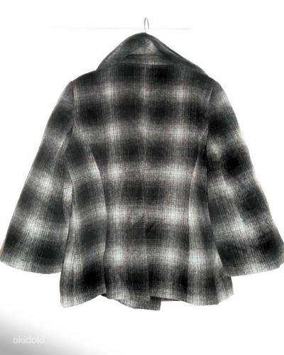 Jasper Conran cтильное серое в клетку пальто, 42-44- XL-UK16 (фото #9)