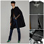 Atmosphere модное черное пальто-кейп, UK18-46-XL-2XL (фото #1)