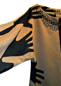 Silmapaistev must-pruun soe džemper-tuunika (46/XL-2XL) (3 foto / 7)