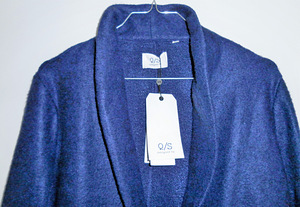 Q/S designed by s.Oliver tumesinine soe pintsak, L/XL, uus (2 foto / 8)