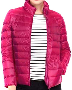 Ultra Light Down fuksiaroosa kerge sulejope, XL-2XL, uus (4 foto / 5)