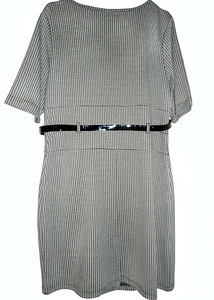 Эффектное офисное платье-футляр -стрейч, 44-48-XL-2XL (4 фото из 7)