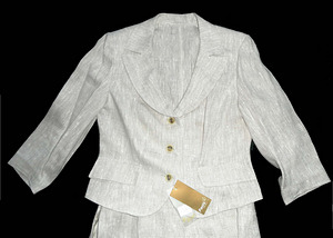 Linane elegantne kostüüm-pintsak ja seelik, 40-L-XL, uus (1 foto / 9)