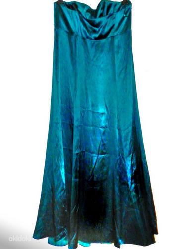Monsoon роскошное шелковое платье морская волна, 46-50-UK20 (фото #4)