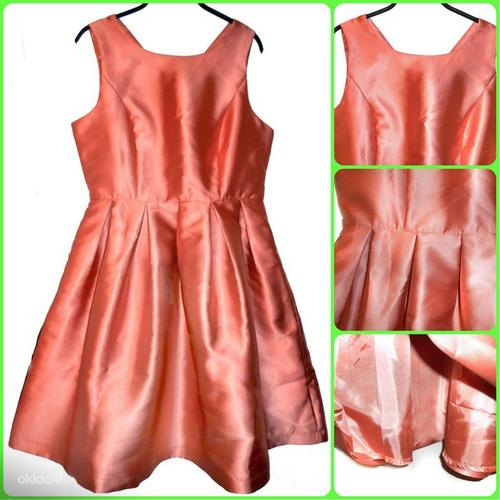 Праздничное персиково-розовое платье, 42-44-XL, новое (фото #2)