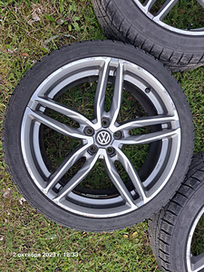 Колеса 5x112 r20 + шины 245/40 (4 фото из 9)