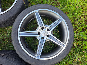 Диски Mercedes 5x112 r20 + летние шины 255/40 (3 фото из 10)