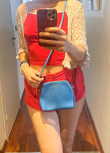 UUS Furla nahkkott – sinine, crossbody (3 foto / 3)