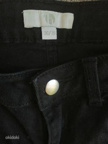Müügis musta värvi teksased, suurus 36 (foto #2)