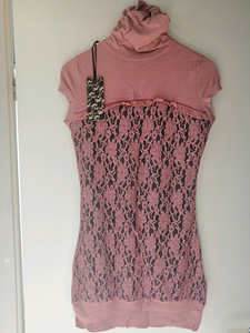 Продается новое старое розовое платье / туника, размер S-M