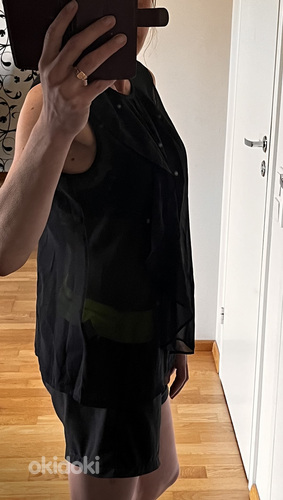 Новая, черная летняя блузка Heine, размер M/38 (фото #3)