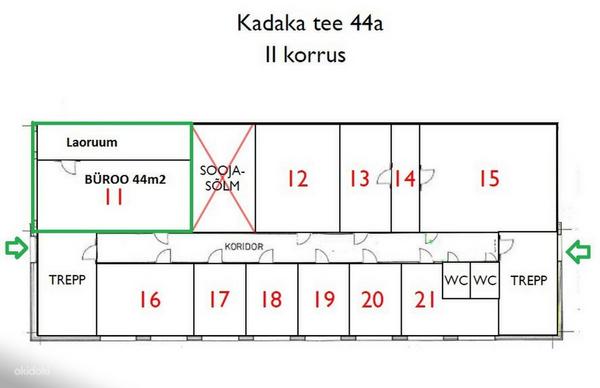 Kadaka tee 44a, Мустамяэ, 40,5 м2, производство, услуги, склад (фото #7)