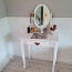 Туалетный столик с зеркалом белый (фото #1)